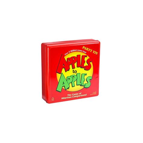 mattel apples to apples party box deluxe metal case|apple to apples party mattel.